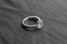 Load image into Gallery viewer, Aqua Cubic Zirconia Georgia Ring