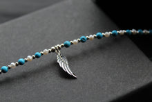 Load image into Gallery viewer, Beautiful Turquoise Angel Wing Bracelet