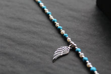Load image into Gallery viewer, Beautiful Turquoise Angel Wing Bracelet