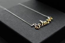 Load image into Gallery viewer, Believe Script Necklace