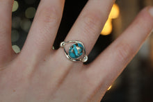 Load image into Gallery viewer, Blue Copper Turquoise Small Oval