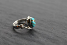 Load image into Gallery viewer, Blue Copper Turquoise Small Oval