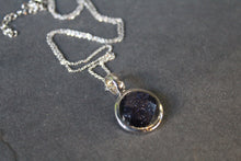 Load image into Gallery viewer, Blue Sandstone Pendant and Chain