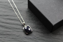 Load image into Gallery viewer, Blue Sandstone Pendant and Chain