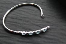 Load image into Gallery viewer, Blue Topaz Bangle