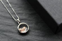 Load image into Gallery viewer, Celestial Rose Butterfly Pendant & Chain
