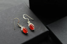 Load image into Gallery viewer, Celtic Marquis Carnelian Earrings
