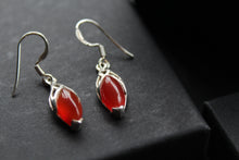 Load image into Gallery viewer, Celtic Marquis Carnelian Earrings
