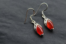 Load image into Gallery viewer, Celtic Marquis Carnelian Earrings