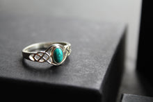Load image into Gallery viewer, Celtic Turquoise Ring