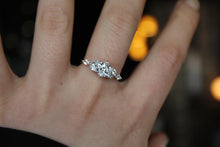 Load image into Gallery viewer, Clear Cubic Zirconia Spirit of Life Ring