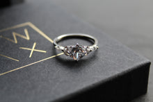 Load image into Gallery viewer, Clear Cubic Zirconia Spirit of Life Ring