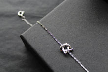 Load image into Gallery viewer, Cubic Zirconia Celtic Twist Bracelet