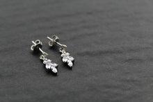 Load image into Gallery viewer, Cubic Zirconia Delicate Drop Earrings