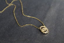 Load image into Gallery viewer, Double Links Gold Vermeil Necklace