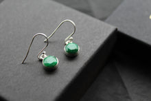 Load image into Gallery viewer, Emerald Drop Earrings