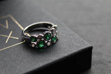 Load image into Gallery viewer, Emerald Green Bubble Ring
