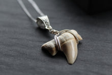 Load image into Gallery viewer, Fossil Shark Tooth Pendant