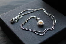 Load image into Gallery viewer, Freshwater Pearl & CZ Crystal Necklace