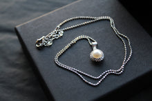 Load image into Gallery viewer, Freshwater Pearl & CZ Crystal Necklace