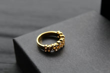 Load image into Gallery viewer, Gold Vermeil Cluster Dress Ring