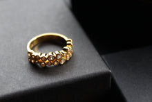 Load image into Gallery viewer, Gold Vermeil Cluster Dress Ring