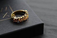 Load image into Gallery viewer, Gold Vermeil Cluster Dress Ring