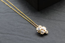 Load image into Gallery viewer, Gold Vermeil Cluster Necklace