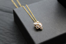 Load image into Gallery viewer, Gold Vermeil Cluster Necklace