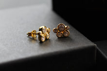 Load image into Gallery viewer, Gold Vermeil Cluster Studs