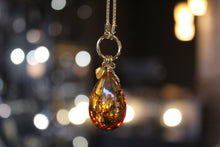 Load image into Gallery viewer, Gold Vermeil Ombre Amber Necklace