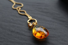 Load image into Gallery viewer, Gold Vermeil Ombre Amber Necklace