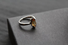 Load image into Gallery viewer, Sterling Silver Citrine Marquise Dress Ring