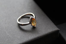 Load image into Gallery viewer, Sterling Silver Citrine Marquise Dress Ring