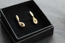 Load image into Gallery viewer, Green Amethyst Drop Earrings