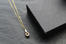 Load image into Gallery viewer, Green Amethyst Drop Necklace