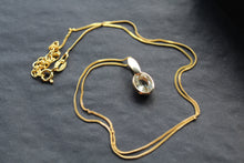 Load image into Gallery viewer, Green Amethyst Drop Necklace