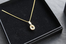 Load image into Gallery viewer, Green Amethyst Drop Necklace