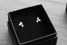 Load image into Gallery viewer, Holly Studs with Rose Gold Plated Berries