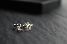 Load image into Gallery viewer, Holly Studs with Rose Gold Plated Berries