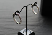 Load image into Gallery viewer, Hollywood CZ Hoop Earring