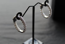 Load image into Gallery viewer, Hollywood CZ Hoop Earring