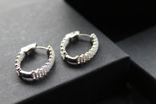 Load image into Gallery viewer, Hollywood CZ Hoop Earring