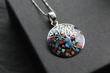 Load image into Gallery viewer, Magical Forest Silver Pendant with 16-18&quot; Chain
