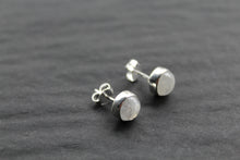 Load image into Gallery viewer, Moonstone Round Stone Studs