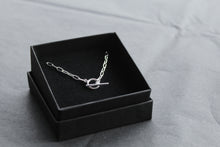Load image into Gallery viewer, Oval Belcher Charm Necklace