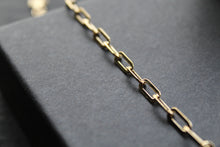 Load image into Gallery viewer, Paper Chain Link Gold Plated Bracelet