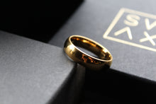 Load image into Gallery viewer, Gold Tone Unisex Tungsten Carbide Wedding Band Ring