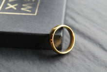 Load image into Gallery viewer, Gold Tone Unisex Tungsten Carbide Wedding Band Ring