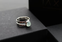 Load image into Gallery viewer, Round Chalcedony Sterling Silver Ring